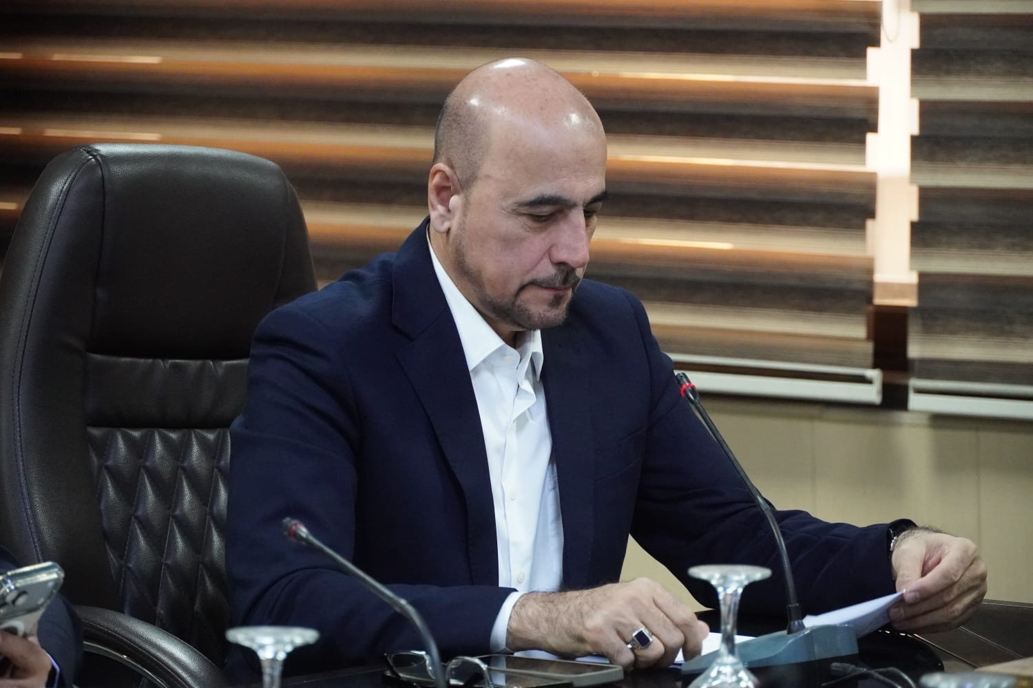 امير الموسوي خلال الكلمة الافتتاحية