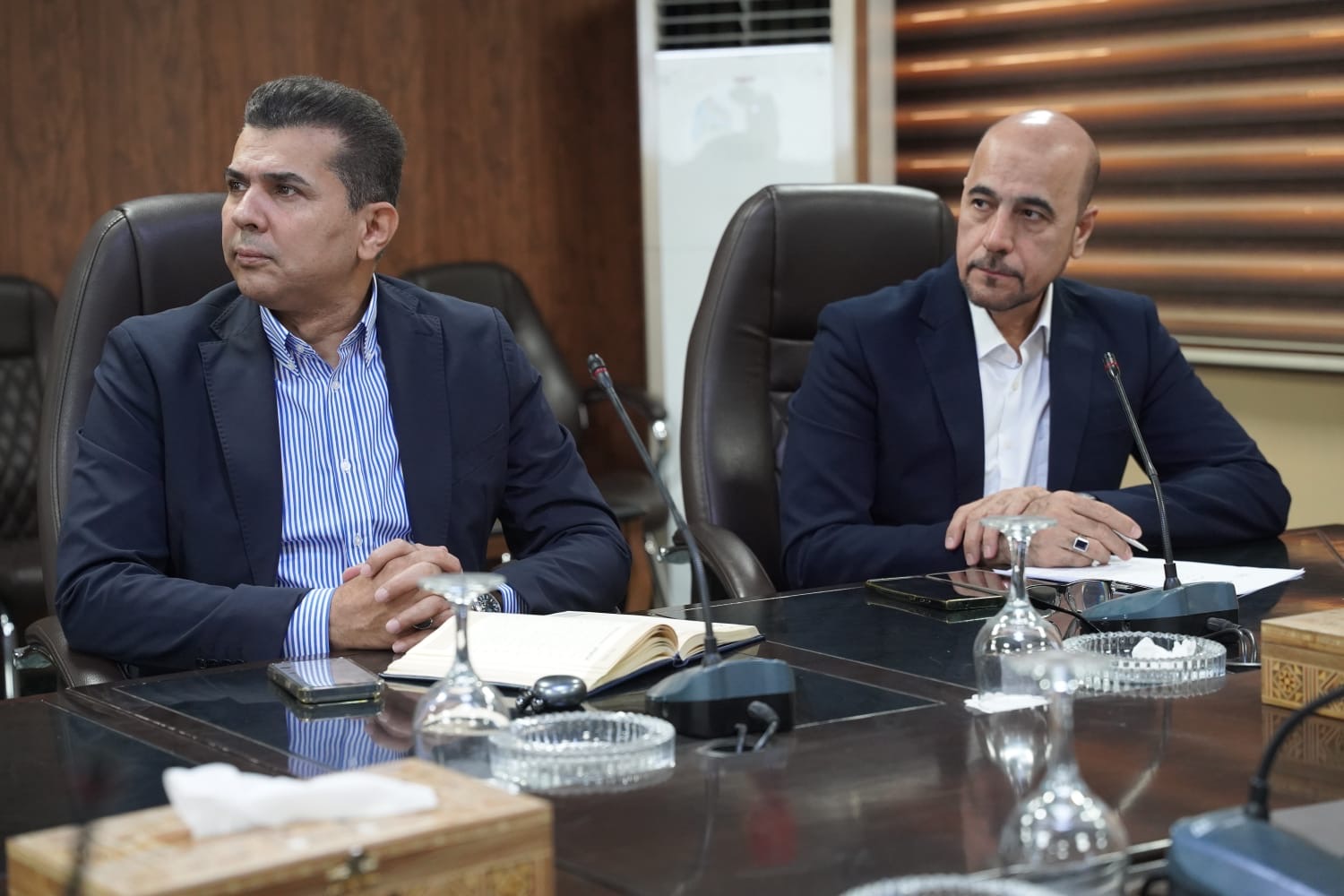 اجتماع مؤسسة اسفر وشركة CIS مع وزارة النفط